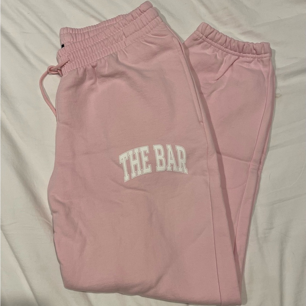 The Bar Light Pink Joggers